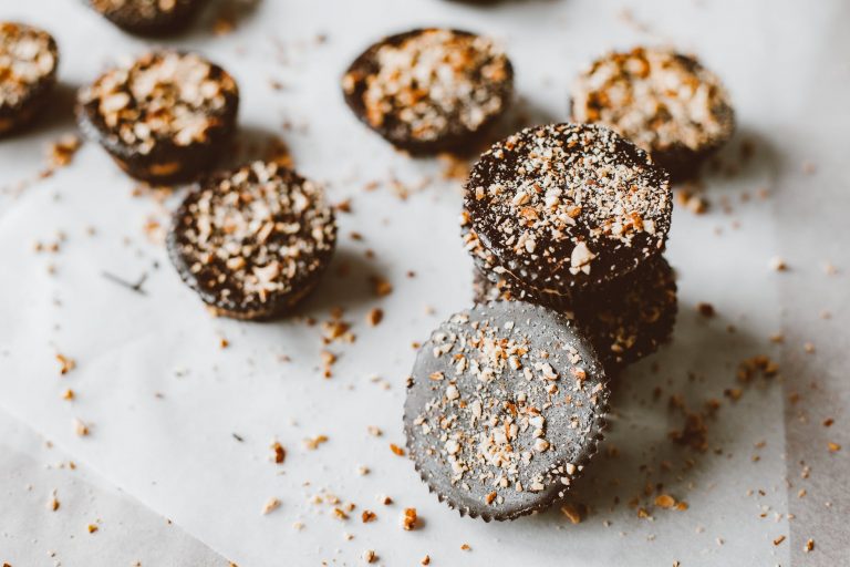 close up photo of delectable chocolate cupcakes