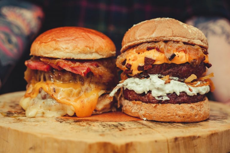 mouth watering hamburgers
